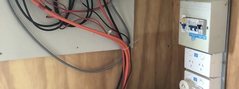 inverter and charge controllers in tiny house