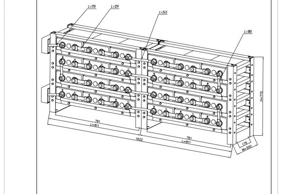 REXC-300 4-layer rack